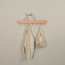 Spinder Design Dax Play 7 wandkapstok - clay terra