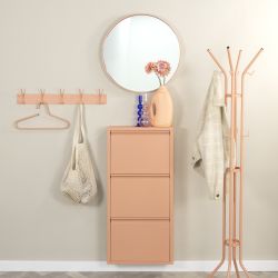 Spinder Design Fusion 5 wandkapstok - clay terra