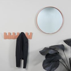 Spinder Design Angle 7 wandkapstok - clay terra