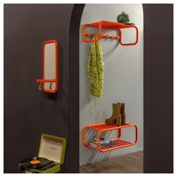 Spinder Design Retro schoenenrek - pure orange