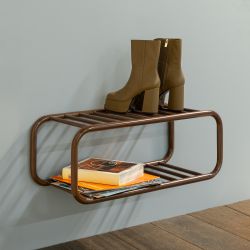 Spinder Design Retro schoenenrek - chocolate brown