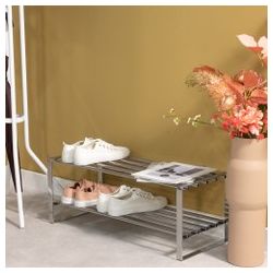 Spinder Design Retro schoenenrek - groovy chrome