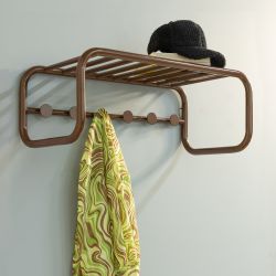 Spinder Design Retro wandkapstok - chocolate brown