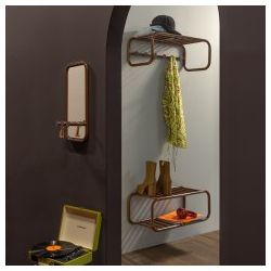 Spinder Design Retro wandkapstok - chocolate brown