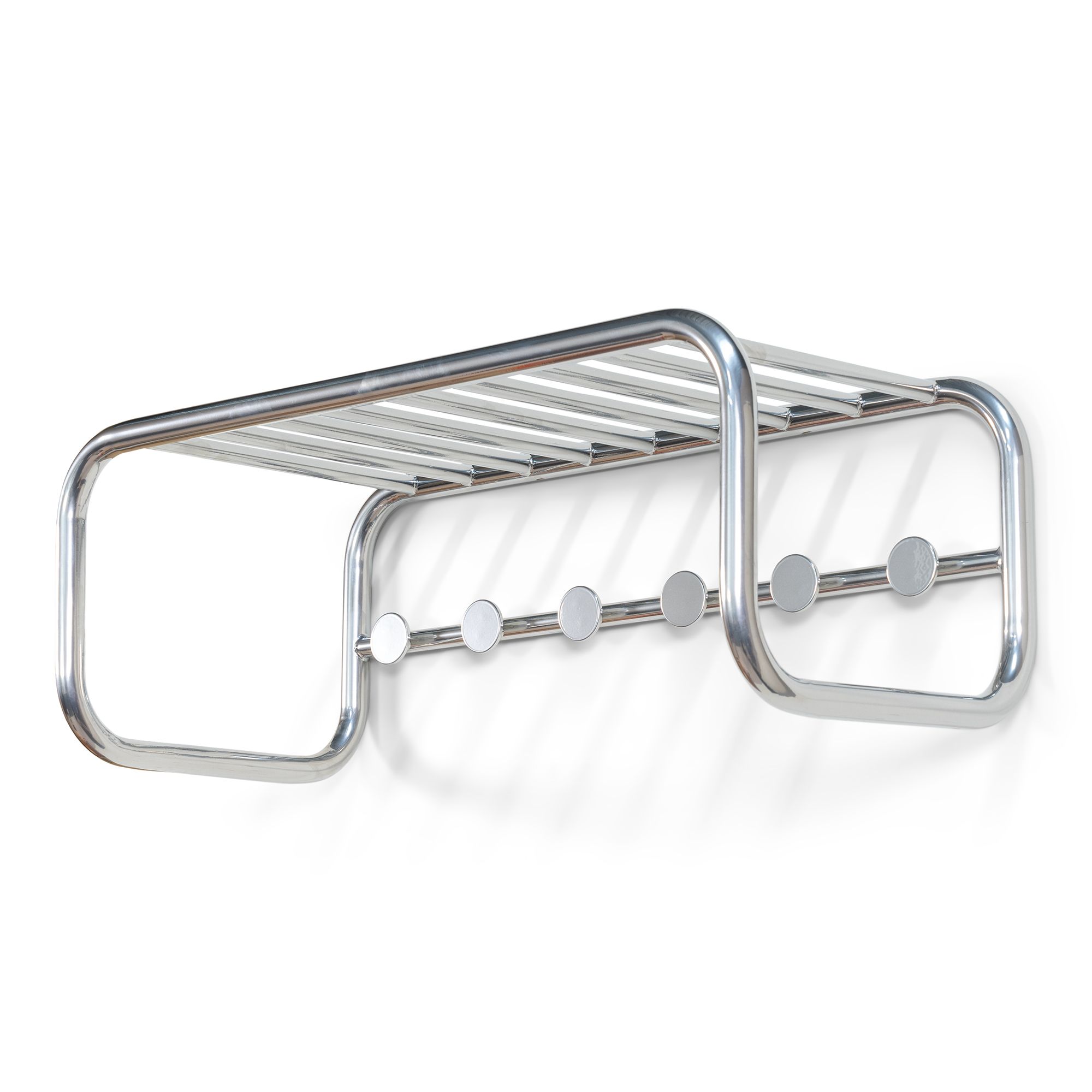 Spinder Design Retro wandkapstok - groovy chrome