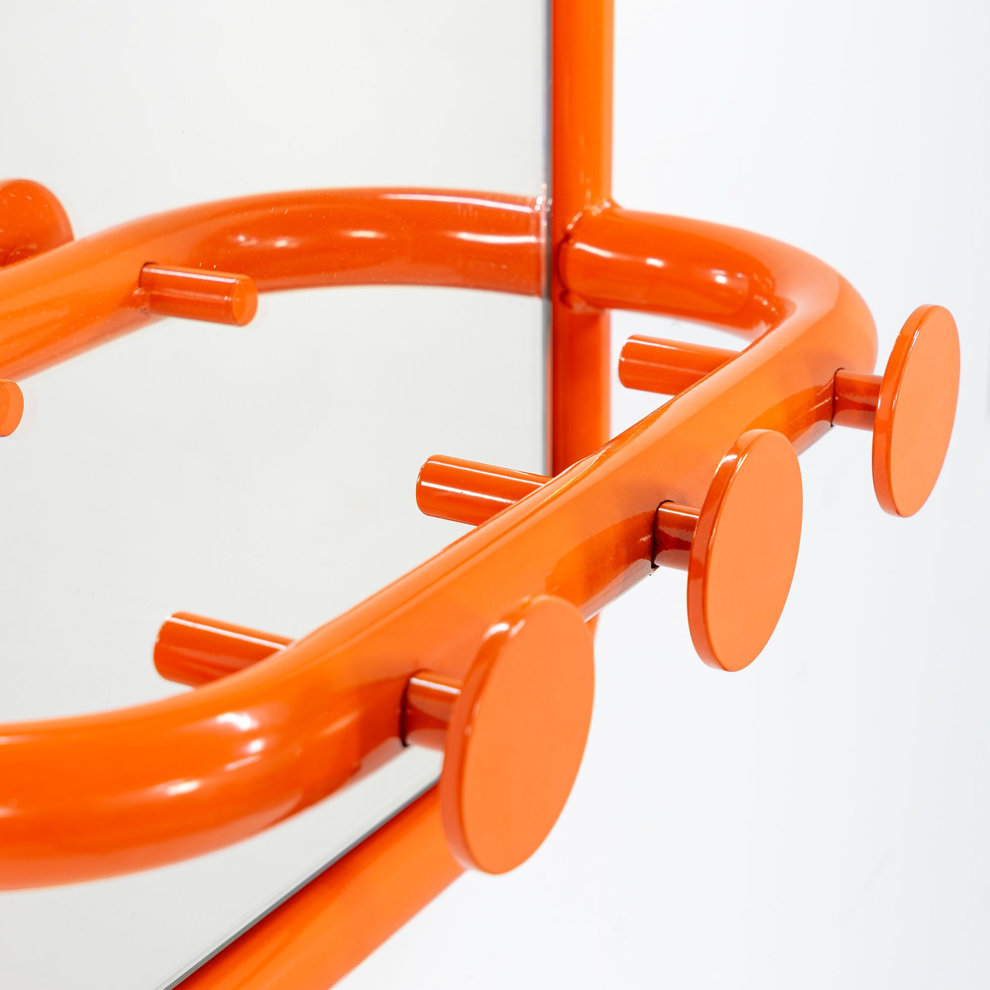 Spinder Design Retro spiegel 60x35 cm - pure orange