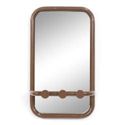 Spinder Design Retro spiegel60x35 - chocolate brown