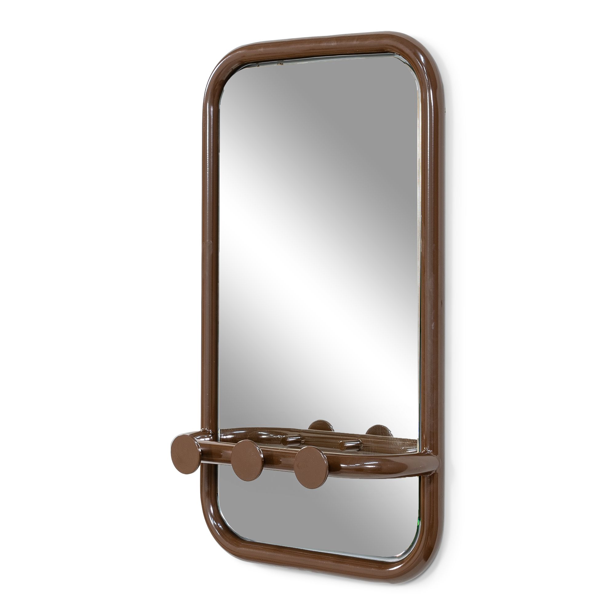 Spinder Design Retro spiegel 60x35 cm - chocolate brown