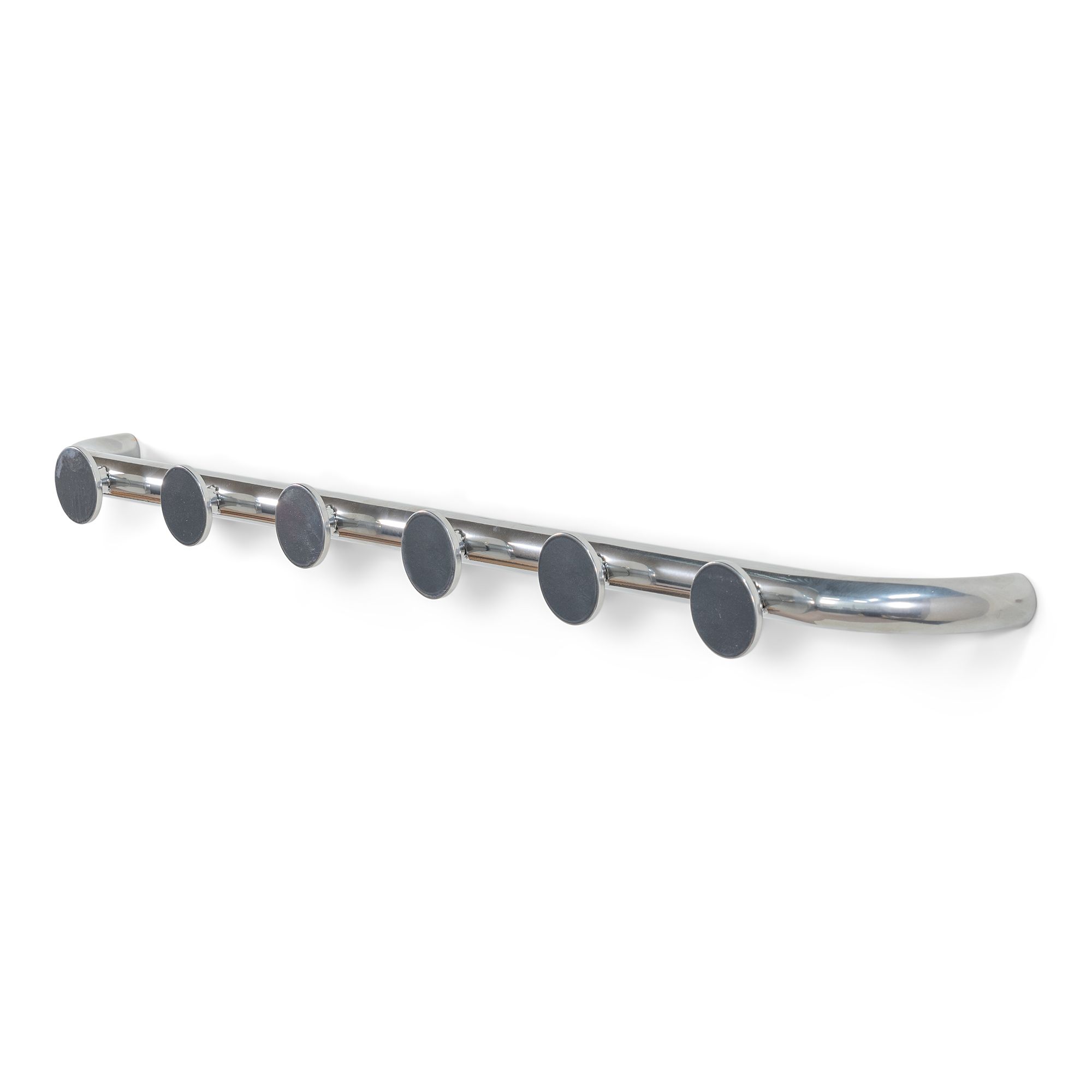 Spinder Design Retro 6 wandkapstok - groovy chrome