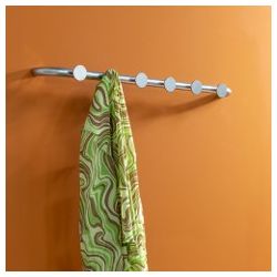 Spinder Design Retro 6 wandkapstok - groovy chrome