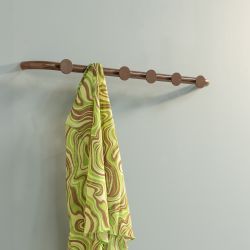 Spinder Design Retro 6 wandkapstok - chocolate brown