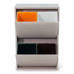 Spinder Design GIGI 4 afvalscheider 74l - silky taupe