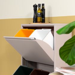 Spinder Design GIGI 4 afvalscheider 74l - silky taupe