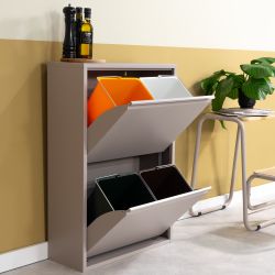 Spinder Design GIGI 4 afvalscheider 74l - silky taupe