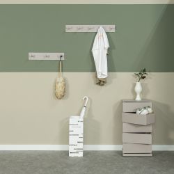 Spinder Design Leatherman 3 wandkapstok - silky taupe