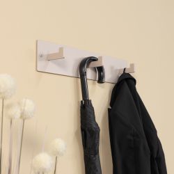 Spinder Design Leatherman 3 wandkapstok - silky taupe