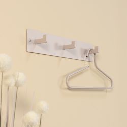 Spinder Design Leatherman 3 wandkapstok - silky taupe