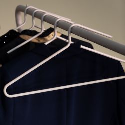 Spinder Design Hang-on kledinghangers (set van 5 stuks) - silky taupe