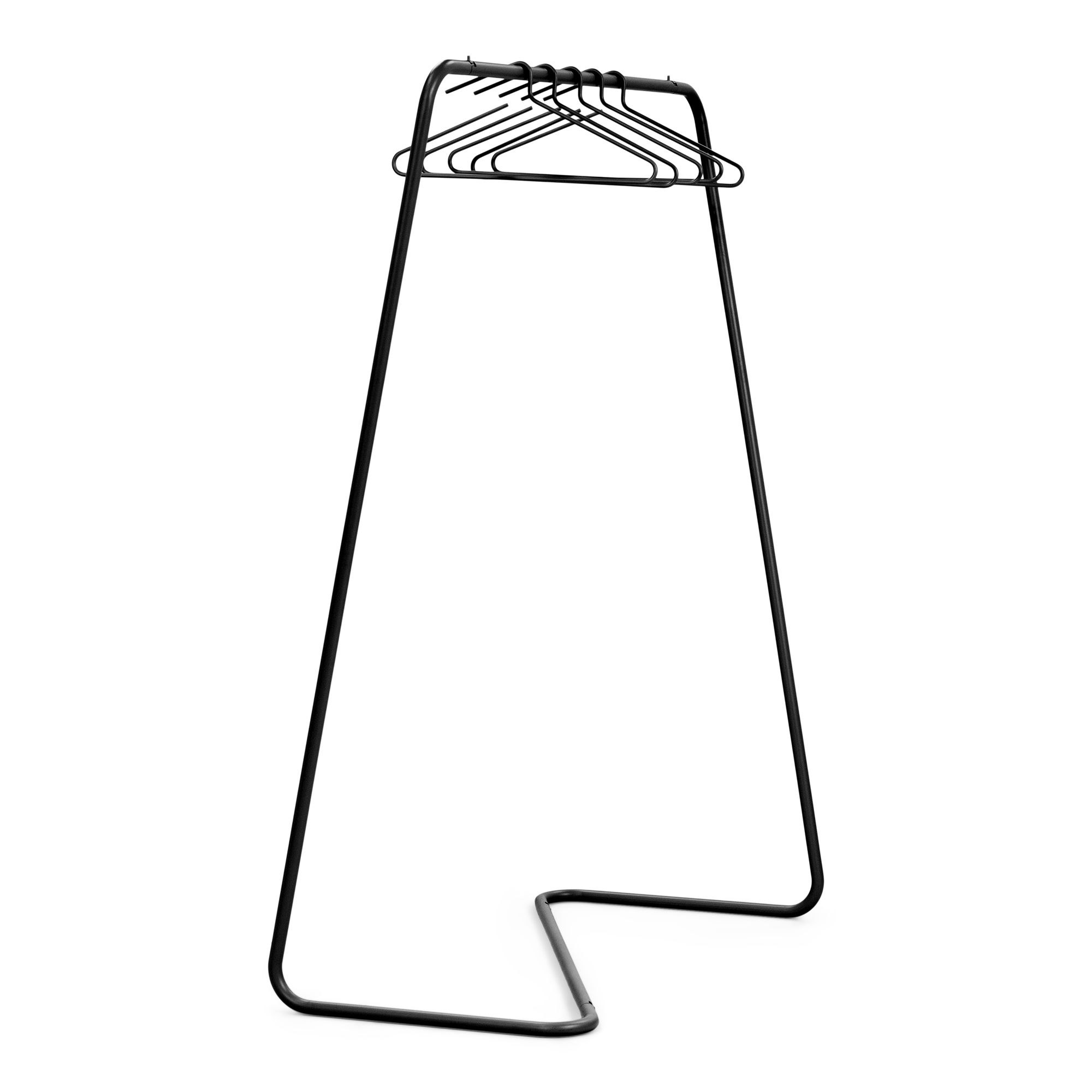 Spinder Design Hang-on kledinghangers (set van 5 stuks) - zwart