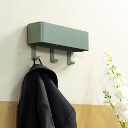Spinder Design Dax Play 3 wandkapstok - dusty green