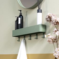 Spinder Design Dax Play 5 wandkapstok - dusty green