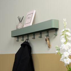 Spinder Design Dax Play 7 wandkapstok - dusty green