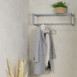 Spinder Design Smooth wandkapstok - nikkel