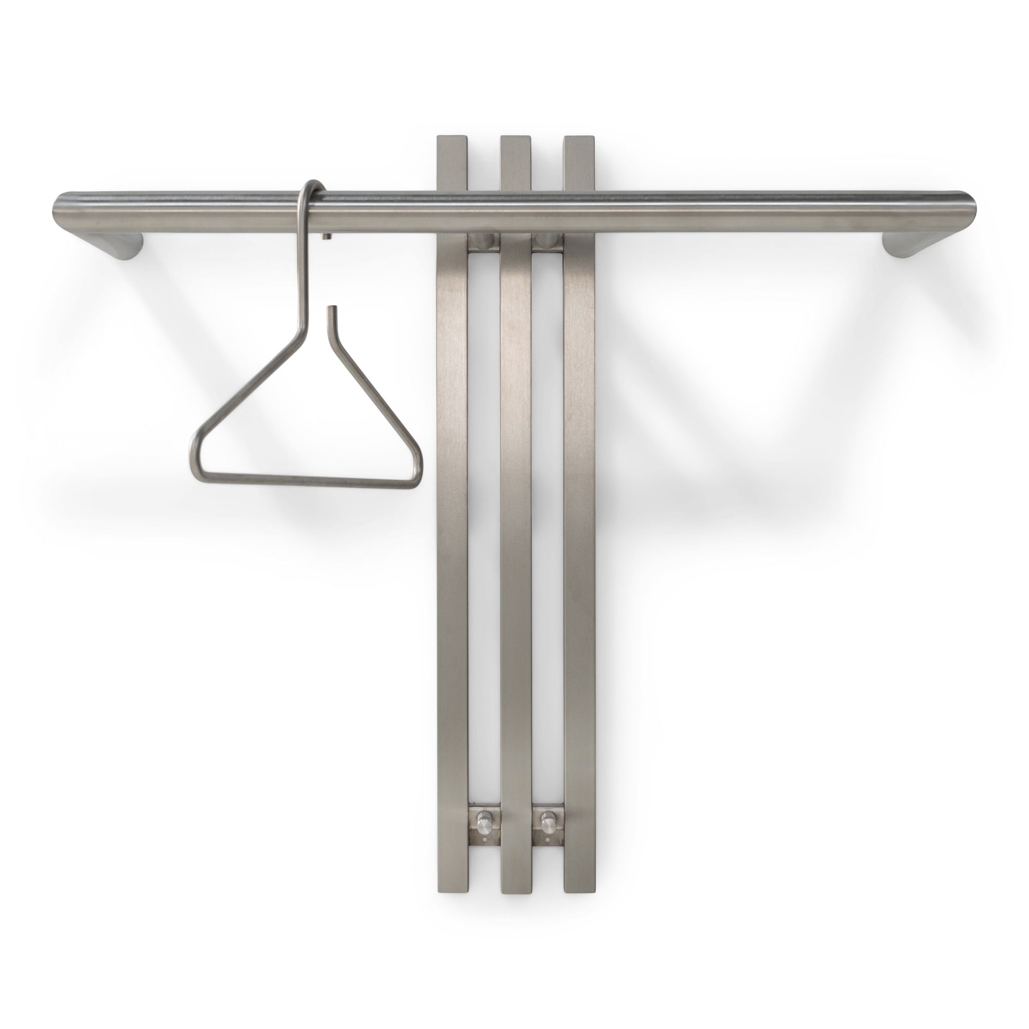 Spinder Design Senza 1 wandkapstok - RVS