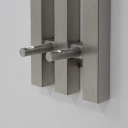 Spinder Design Senza 1 wandkapstok - rvs