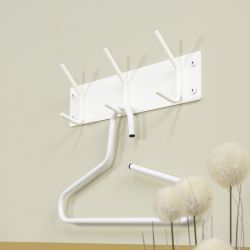 Spinder Design Fusion 3 wandkapstok - wit