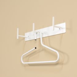 Spinder Design Chapman 3 wandkapstok - wit