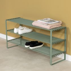 Spinder Design Rex SR2 100cm dubbel schoenenrek - dusty green