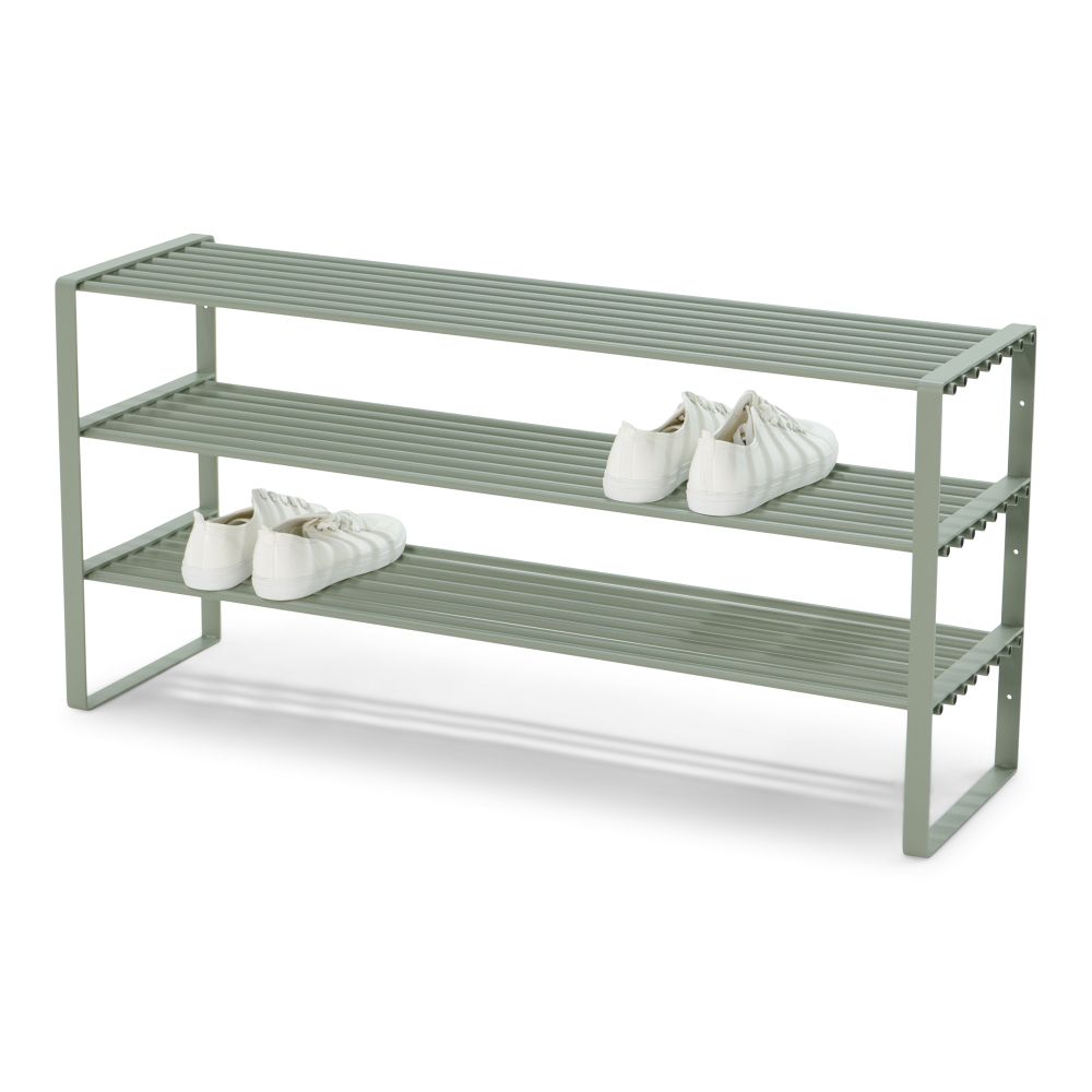 Spinder Design Rex SR2 100cm dubbel schoenenrek - dusty green
