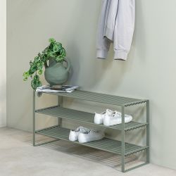 Spinder Design Rex SR2 100cm dubbel schoenenrek - dusty green