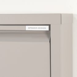 Spinder Design Billy 1 schoenenkast - silky taupe