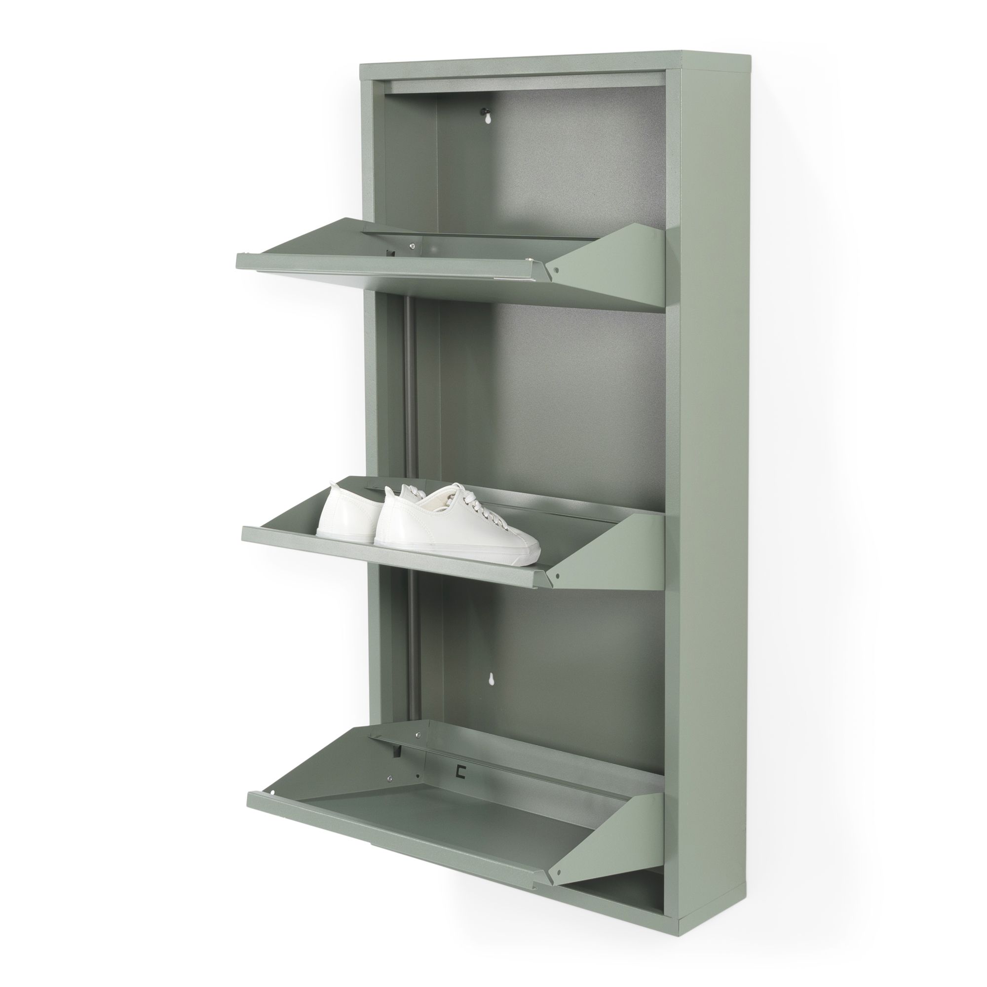 Spinder Design Billy 3 schoenenkast - dusty green