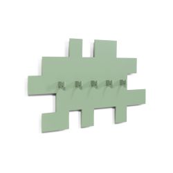 Spinder Design Tetromino wandkapstok - dusty green