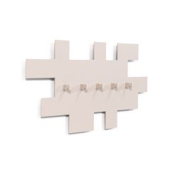 Spinder Design Tetromino wandkapstok - silky taupe