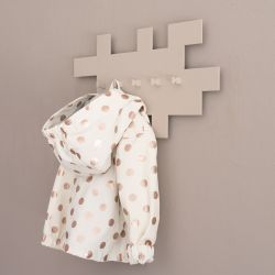 Spinder Design Tetromino wandkapstok - silky taupe