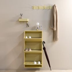 Spinder Design Dax Play 3 wandkapstok - butter yellow