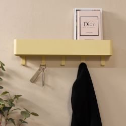 Spinder Design Dax Play 5 wandkapstok - butter yellow