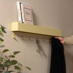 Spinder Design Dax Play 7 wandkapstok - butter yellow