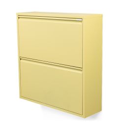 Spinder Design Billy 2 schoenenkast - butter yellow
