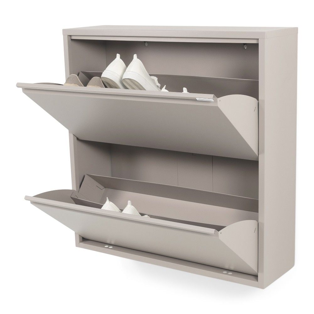 Spinder Design Billy 2 schoenenkast - silky taupe