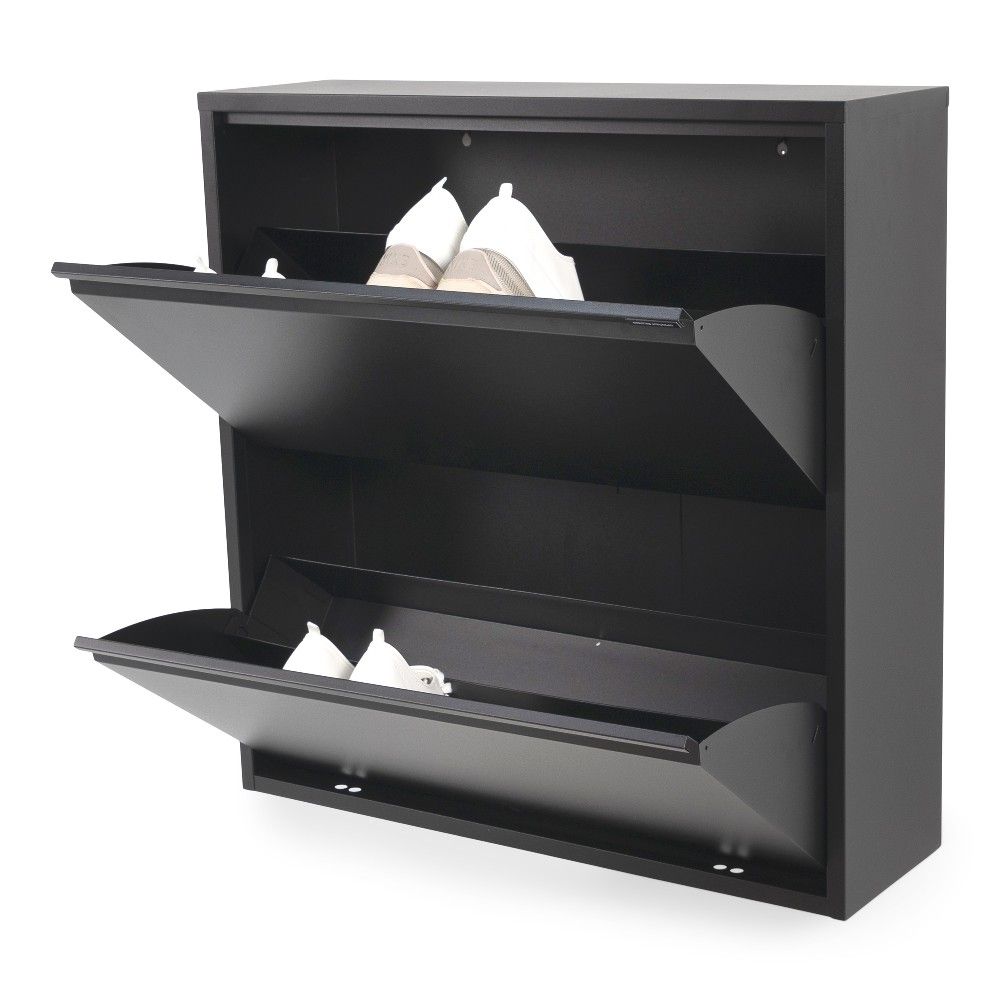 Spinder Design Billy 2 schoenenkast - zwart