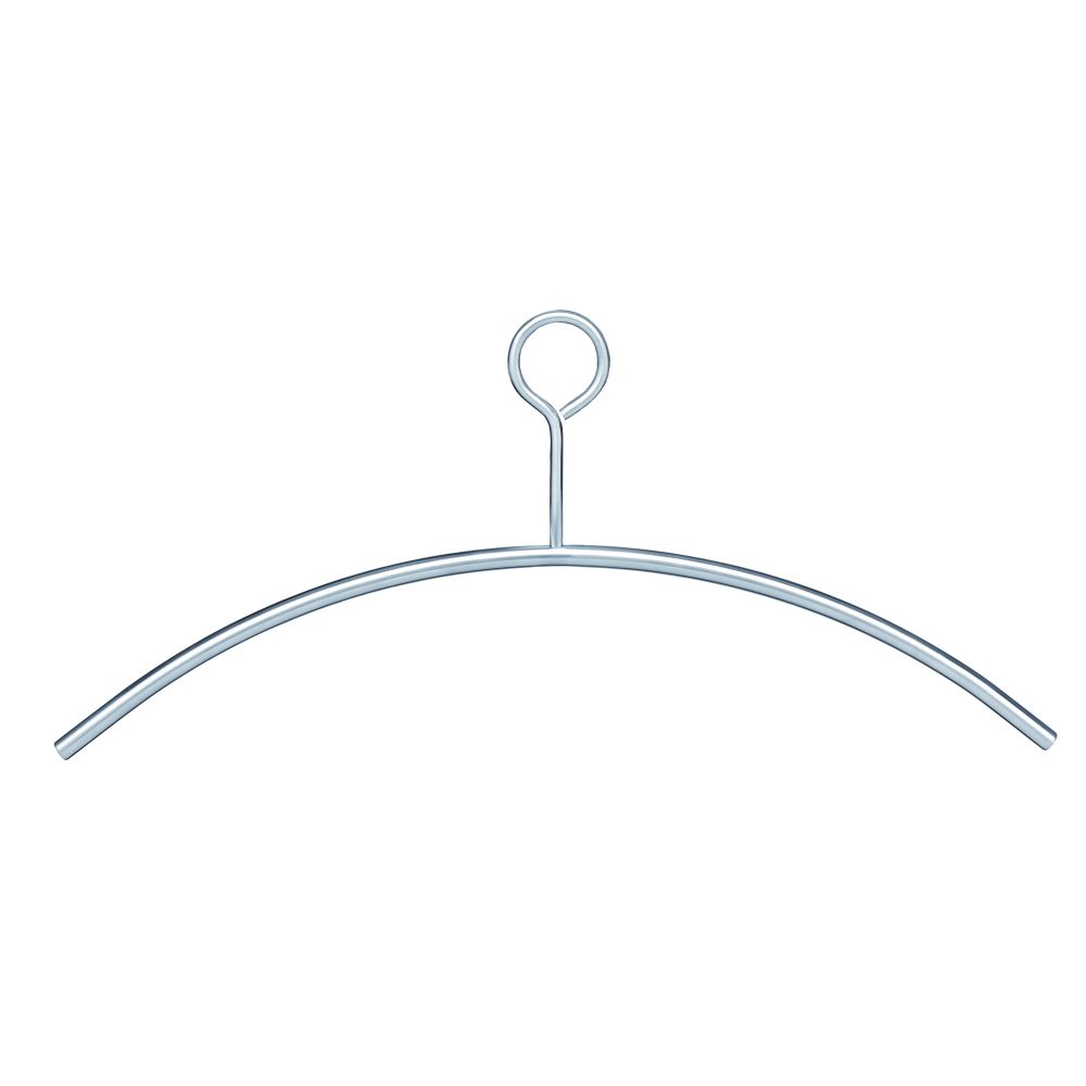 Kledinghanger ø10mm met dicht oog RVS
